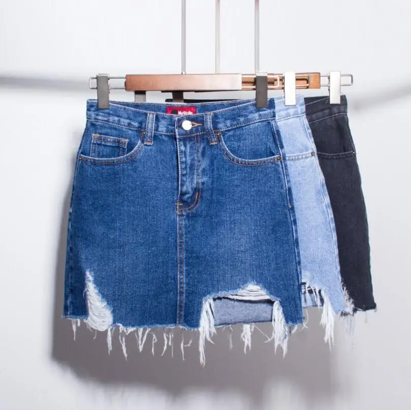 New women Ripped Denim Skirt Irregular Hole Burr Mini Skirts pencil Skirts Womens Jeans Skirts s1953
New women Ripped Denim Skirt Irregular Hole Burr Mini Skirts pencil Skirts Womens Jeans Skirts s1953