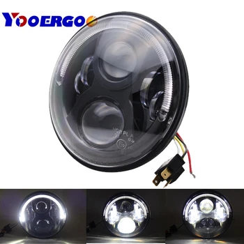 7 Inch 55W Motorcycle LED Headlight Hi/Lo Beam DRL H4 To H13 Plug for Davidson For Jeep for Wrangler for JK 1997-2016
7 Inch 55W Motorcycle LED Headlight Hi/Lo Beam DRL H4 To H13 Plug for Davidson For Jeep for Wrangler for JK 1997-2016