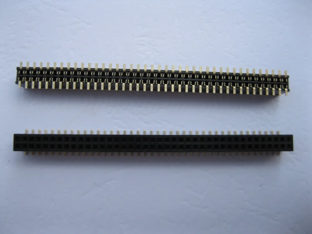50 pcs SMD SMT Pitch 1.27mm 2x40 80pin Breakable Female Pin Header Double Row Strip Gold Plated
50 pcs SMD SMT Pitch 1.27mm 2x40 80pin Breakable Female Pin Header Double Row Strip Gold Plated