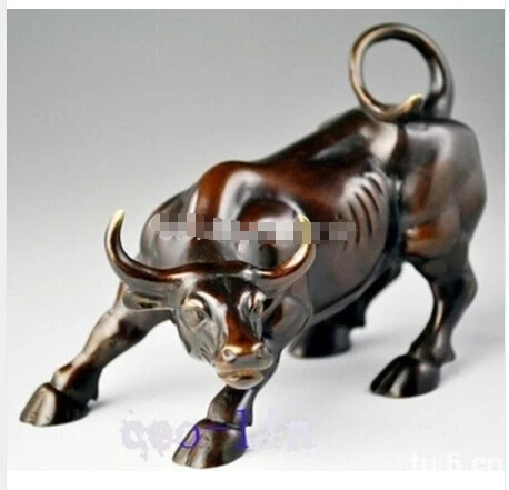 Copper Brass CHINESE crafts decor ation Asian Asian Big Wall Street copper Fierce Bull/OX Statue,Home decoration 8inch
Copper Brass CHINESE crafts decor ation Asian Asian Big Wall Street copper Fierce Bull/OX Statue,Home decoration 8inch