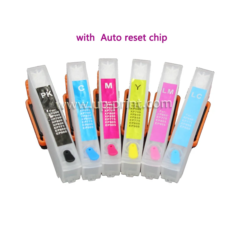 24 24XL T2431 refillable ink cartridgeS for Epson XP-750 XP-760 XP-850 XP-860 XP-950 xp-960 printer with ARC chip
24 24XL T2431 refillable ink cartridgeS for Epson XP-750 XP-760 XP-850 XP-860 XP-950 xp-960 printer with ARC chip