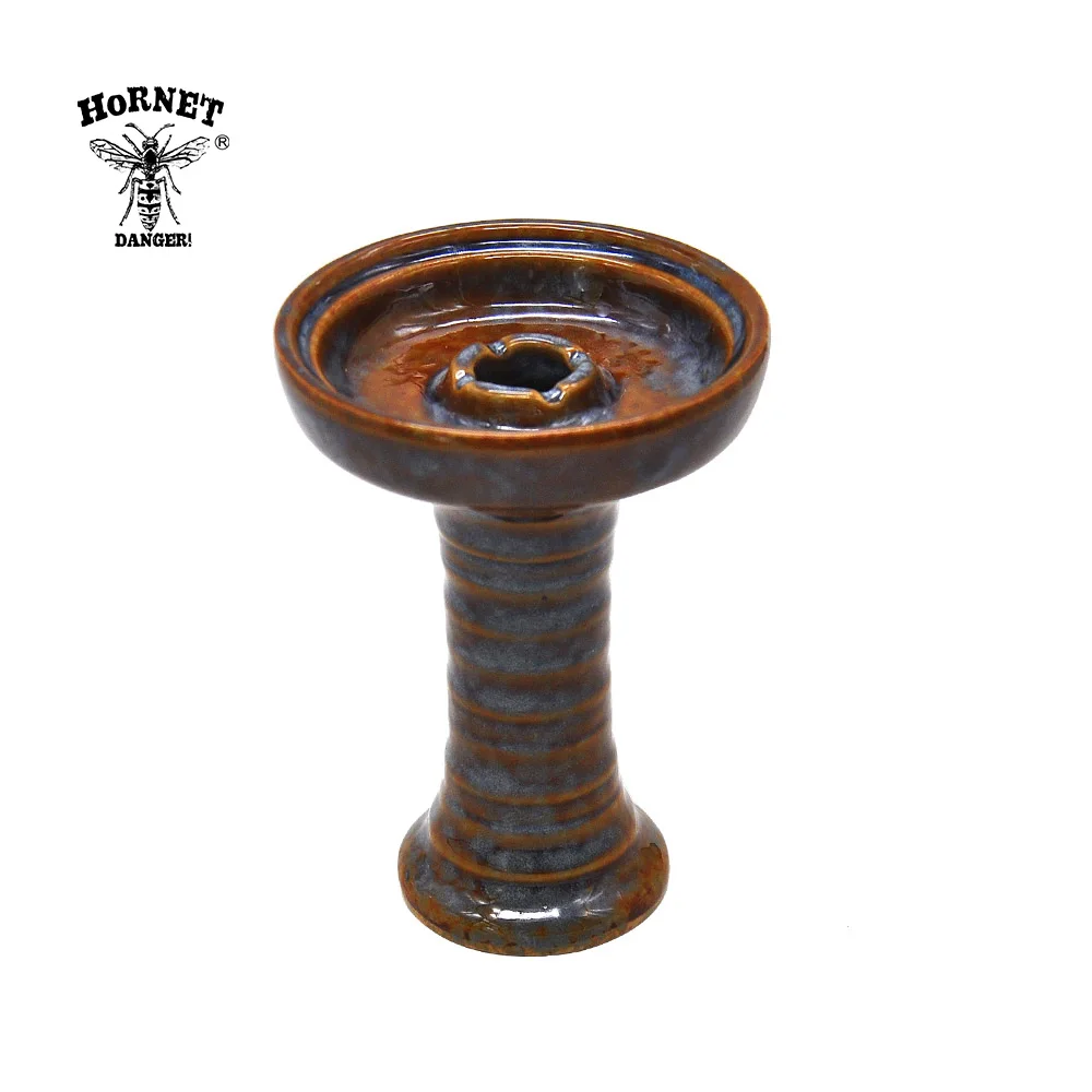 

HORNET Handmade Ceramic One Hole Phunnel Hookah Bowl Dia. 85 MM Hookah Head Shisha Bowl Chicha Nargile Ceramic Bowl