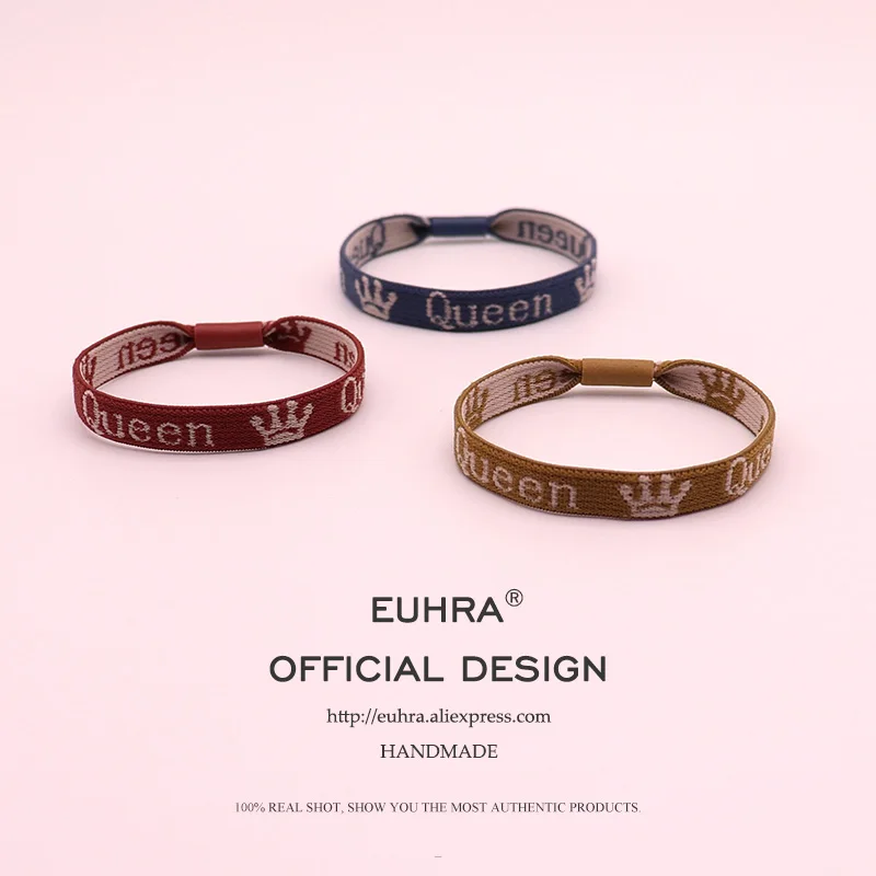 EUHRA 5 Colors Logo Crown Word Queen For Women Elastic Hair Bands Kid Children Rubber Bands High Elasticity
EUHRA 5 Colors Logo Crown Word Queen For Women Elastic Hair Bands Kid Children Rubber Bands High Elasticity