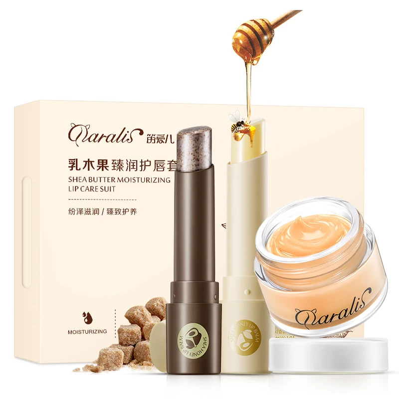 Daralis 3pcs/set Shea Butter Moisturizing Lip Balm Set Nutritious Lip Balm Scrub Cream Exfoliating Nourishing Suit Mask for Lip
Daralis 3pcs/set Shea Butter Moisturizing Lip Balm Set Nutritious Lip Balm Scrub Cream Exfoliating Nourishing Suit Mask for Lip