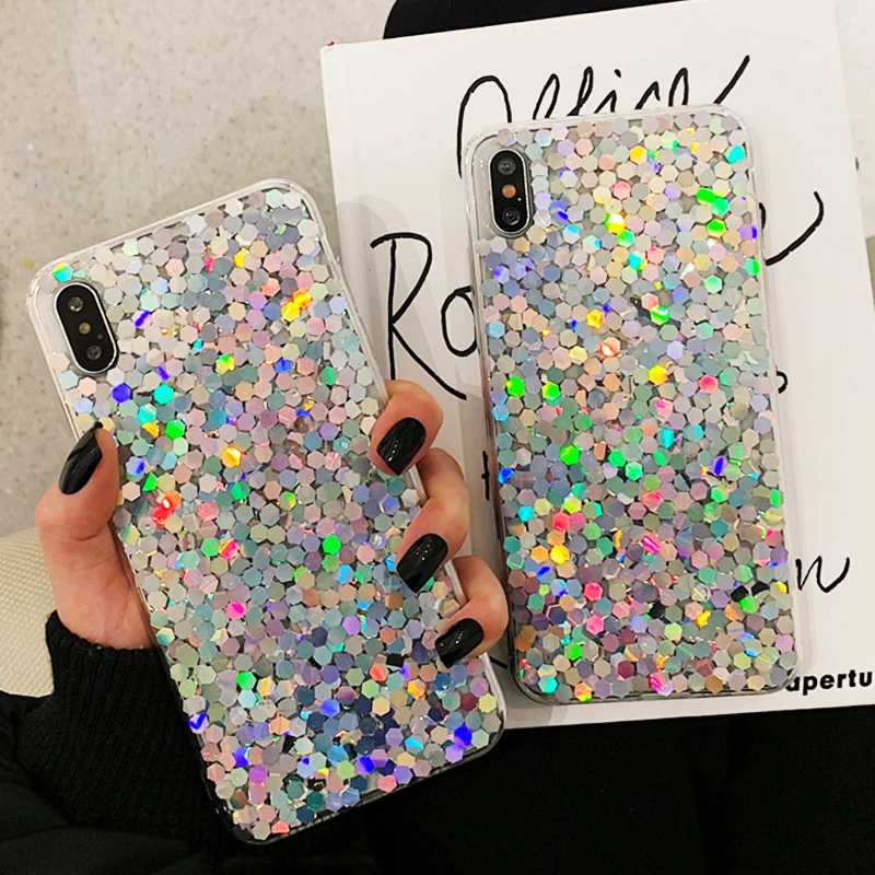 Foil Phone Case For iPhone X XS Max XR 7 8 Plus Soft TPU Cover For iPhone 7 8 6 6s Plus Glitter Case BlingSoft IMD Cute Funda
Foil Phone Case For iPhone X XS Max XR 7 8 Plus Soft TPU Cover For iPhone 7 8 6 6s Plus Glitter Case BlingSoft IMD Cute Funda