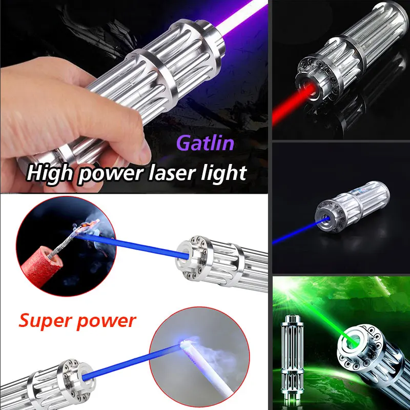 200mW Laser Pointer Military Burning Flashlight High Powered Multicolor 7V Portable Silver Wicked Visible Light 
200mW Laser Pointer Military Burning Flashlight High Powered Multicolor 7V Portable Silver Wicked Visible Light