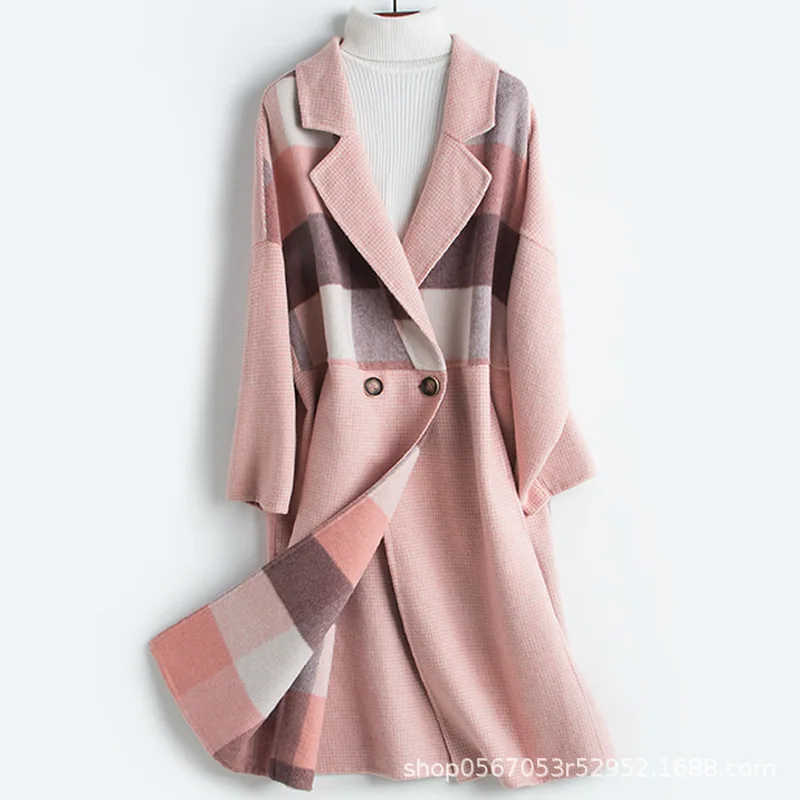 2019 New Wool Coat Women Korean Plaid Coat Double-sided Jacket Fashion Woolen Ladies Coats and Jackets Abrigo Mujer 887306 YY463
2019 New Wool Coat Women Korean Plaid Coat Double-sided Jacket Fashion Woolen Ladies Coats and Jackets Abrigo Mujer 887306 YY463