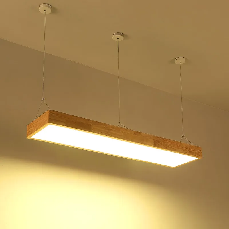Creative Wood Rectangular LED Pendant Lamp L90cm Suspension Pendant Light For living room restaurant Home Pendant Lighting AL027
Creative Wood Rectangular LED Pendant Lamp L90cm Suspension Pendant Light For living room restaurant Home Pendant Lighting AL027