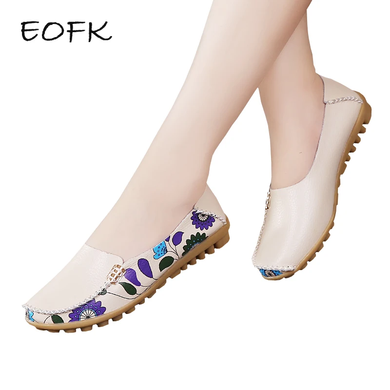 EOFK Women Flats Leather Shoes Woman Casual Women's Loafers Soft Slip On Flat Shoes Printing Floral Female Shoes Plus Size 42
EOFK Women Flats Leather Shoes Woman Casual Women's Loafers Soft Slip On Flat Shoes Printing Floral Female Shoes Plus Size 42
