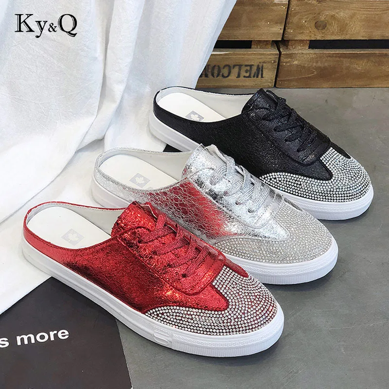 New fashion Lady Shine Shoes Women Sneaker Sandals Rhinestone Silver Girl Crystal Bling Cross-tied Lace Up Glitter
New fashion Lady Shine Shoes Women Sneaker Sandals Rhinestone Silver Girl Crystal Bling Cross-tied Lace Up Glitter