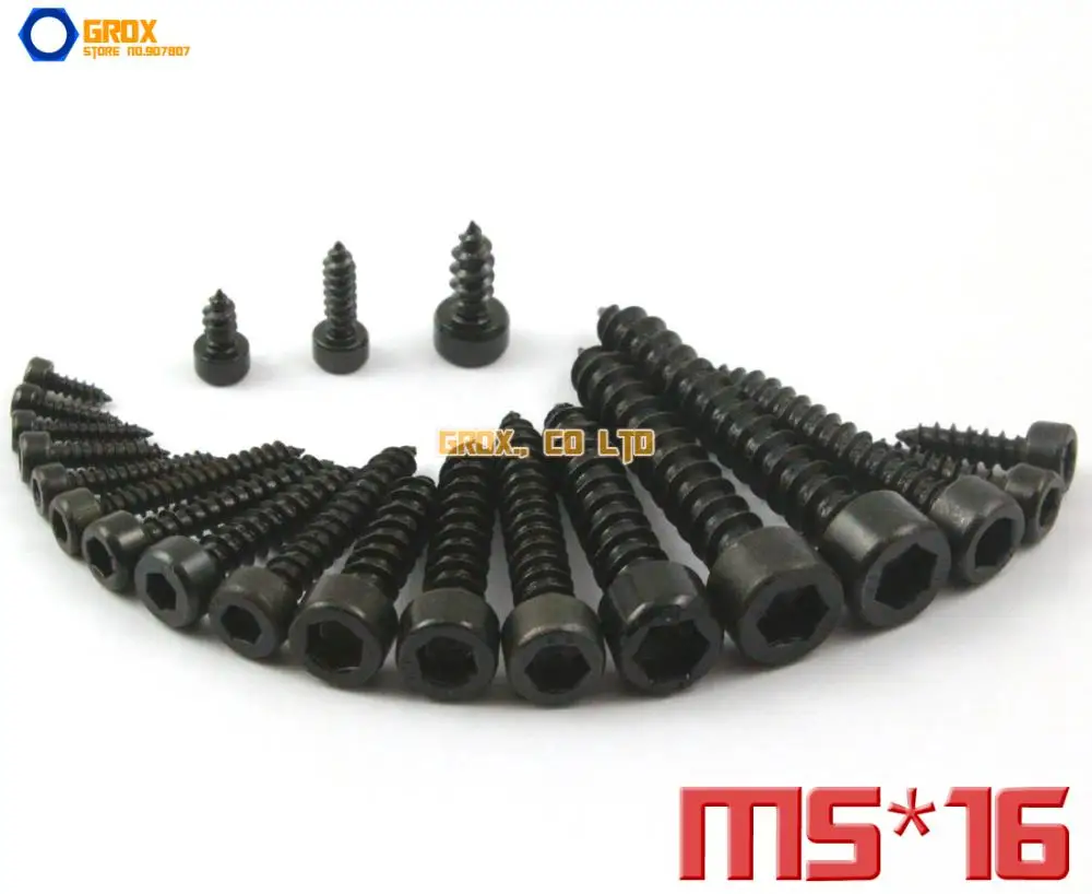 50 Pieces M5 x 16mm 8.8 Grade Alloy Steel Hexagon Socket Cap Head Self Tapping Screw Model Screw
50 Pieces M5 x 16mm 8.8 Grade Alloy Steel Hexagon Socket Cap Head Self Tapping Screw Model Screw
