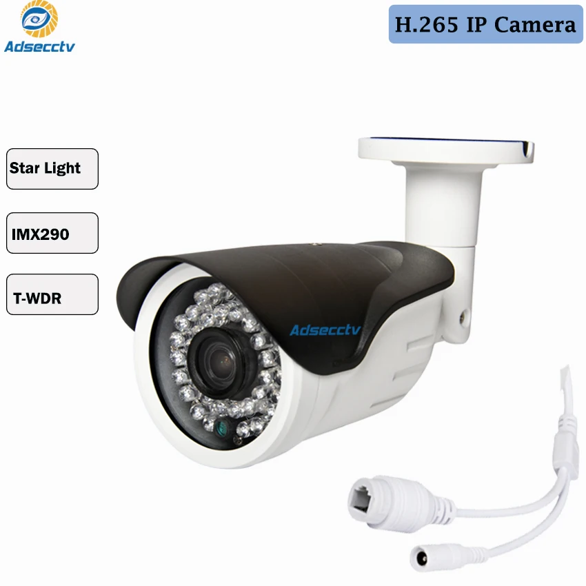 H.265 1080P True WDR Star light Camera Hi3516D Chipset 36pcs IR Outdoor Waterproof 1080P IP Camera AR-IP8310SD
H.265 1080P True WDR Star light Camera Hi3516D Chipset 36pcs IR Outdoor Waterproof 1080P IP Camera AR-IP8310SD