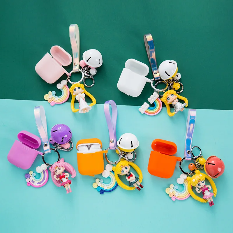 Cute Cartoon Sailor Moon Doll Toys Keychain for AirPods Cases Bluetooth Earphone Skin Protective Cover Headphones Accessories
Cute Cartoon Sailor Moon Doll Toys Keychain for AirPods Cases Bluetooth Earphone Skin Protective Cover Headphones Accessories