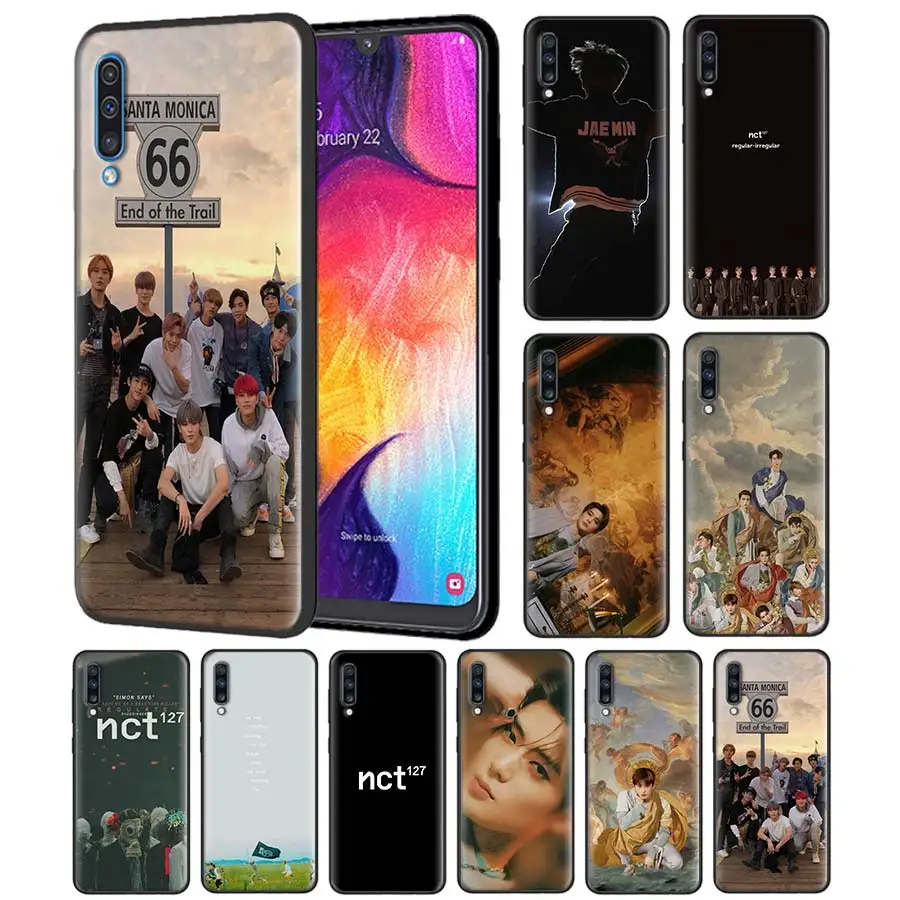 NCT 127 Kpop Boy group Case for Samsung Galaxy A70 A50 A20e A80 A60 A40 A30 A10 A6 A8 Note 8 9 10 Black Silicone Cover Coque Cas
NCT 127 Kpop Boy group Case for Samsung Galaxy A70 A50 A20e A80 A60 A40 A30 A10 A6 A8 Note 8 9 10 Black Silicone Cover Coque Cas