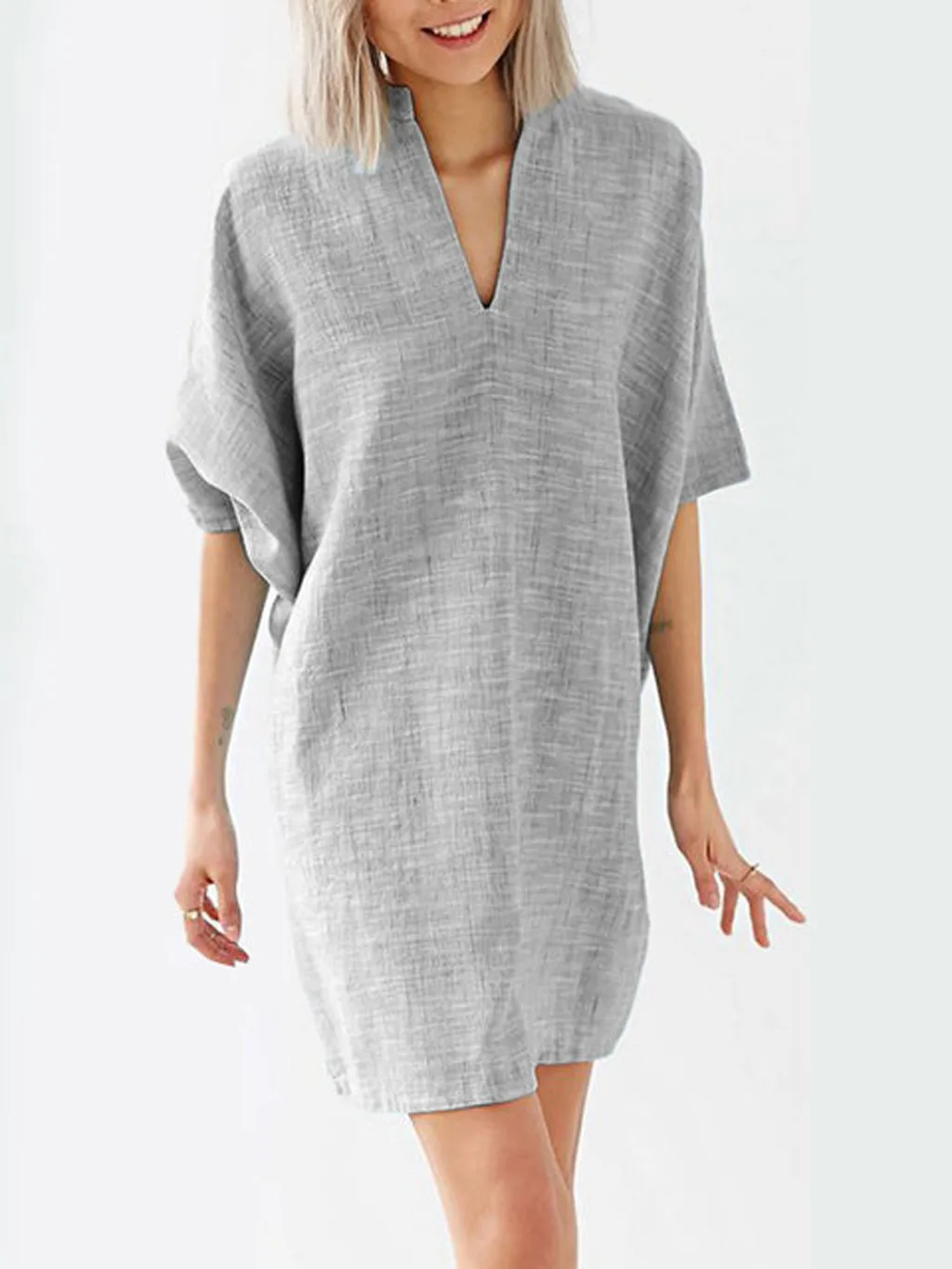 New Style Summer Dress 2019 Casual for women sexy Women Summer Dress Casual Half Sleeve V-Neck Dresses high quality hot sales
New Style Summer Dress 2019 Casual for women sexy Women Summer Dress Casual Half Sleeve V-Neck Dresses high quality hot sales