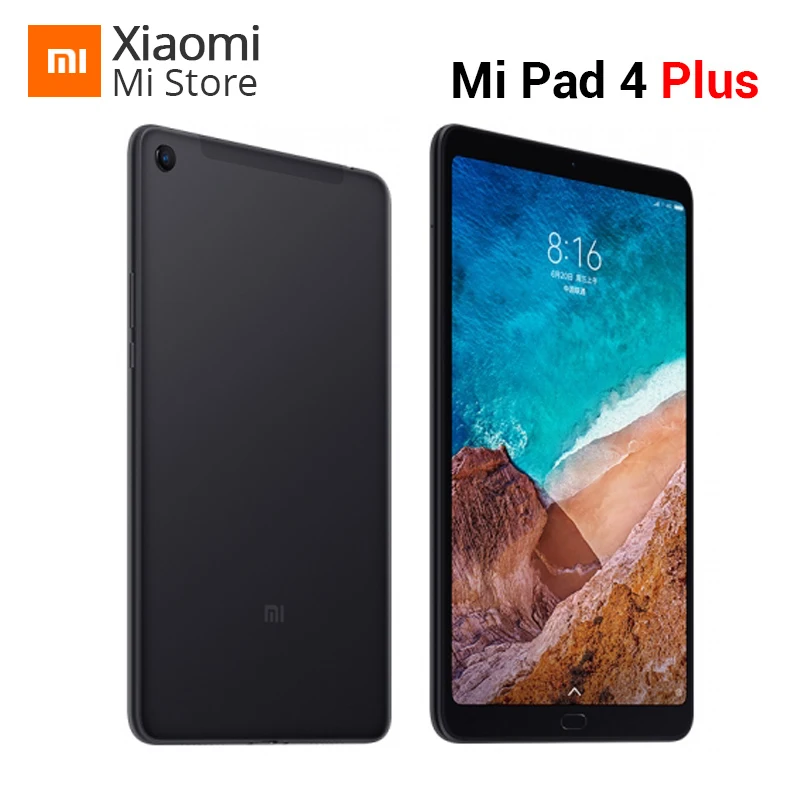 Original Xiaomi Mi Pad 4 Plus PC Tablet 10.1" Snapdragon 660 Octa Core 1920x1200 13.0MP+5.0MP 4G Tablets Android MiPad 4 Face ID
Original Xiaomi Mi Pad 4 Plus PC Tablet 10.1" Snapdragon 660 Octa Core 1920x1200 13.0MP+5.0MP 4G Tablets Android MiPad 4 Face ID