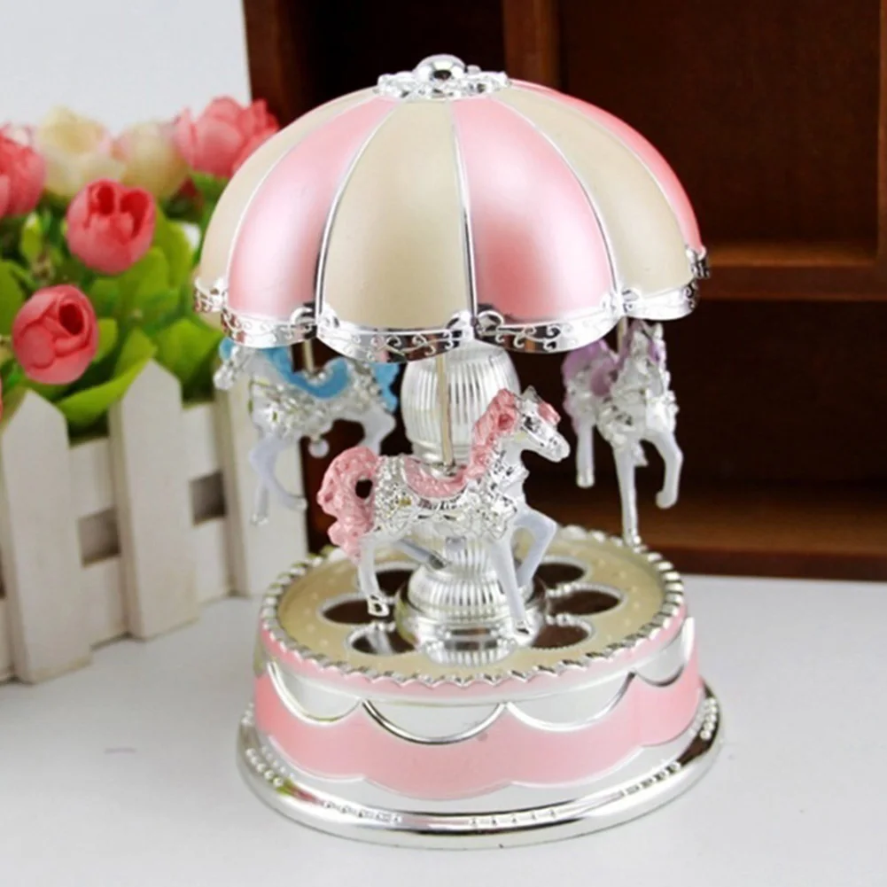 Pretty Birthday Party Christmas Gifts Decorative Carousel luminous Music Box -Go-Round Box with Flash Light Children Gift
Pretty Birthday Party Christmas Gifts Decorative Carousel luminous Music Box -Go-Round Box with Flash Light Children Gift