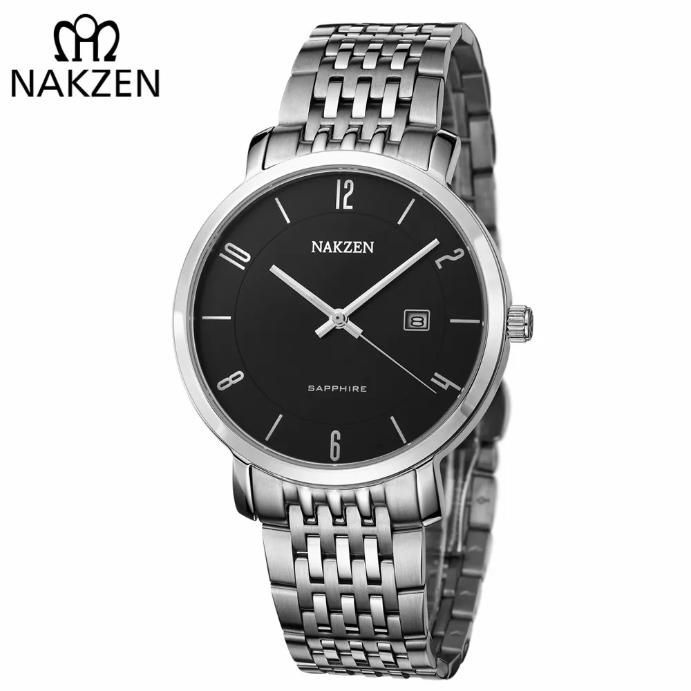 NAKZEN Luxury Brand Men's Quartz Watches Man Waterproof Sapphire Watches Male Business Classic Watch Clock relogio masculino
NAKZEN Luxury Brand Men's Quartz Watches Man Waterproof Sapphire Watches Male Business Classic Watch Clock relogio masculino