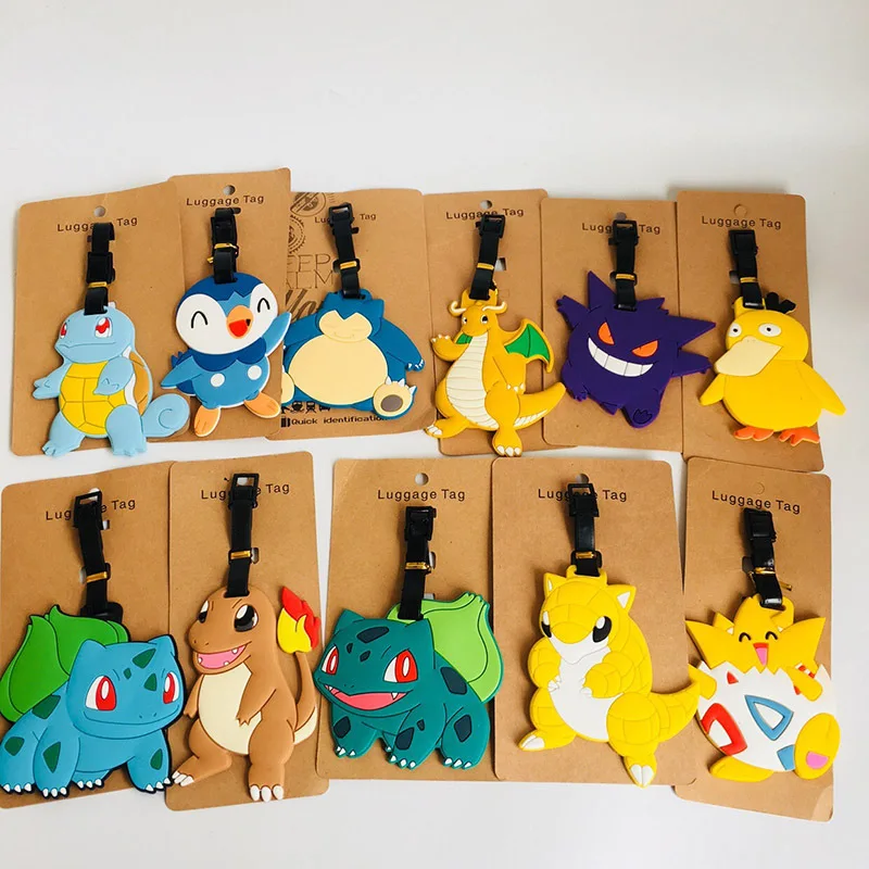 Anime Pokemon key chain PVC keychain Piplup Haunter Bulbasaur Charmander Snorlax baggage tag Boarding pass cute funny cartoon
Anime Pokemon key chain PVC keychain Piplup Haunter Bulbasaur Charmander Snorlax baggage tag Boarding pass cute funny cartoon