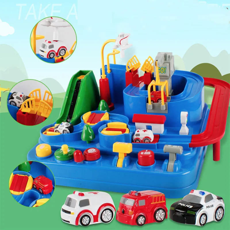 Pure Manual Mechanical Adventure Track Race Car Toys Combination Control Tower Shaoguan Big Adventure Children's Educational Toy
Pure Manual Mechanical Adventure Track Race Car Toys Combination Control Tower Shaoguan Big Adventure Children's Educational Toy