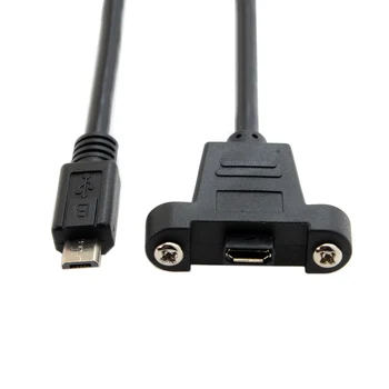 Zihan 10pcs/lot Panel Mount Type Micro USB 5Pin Male to Female Extension Cable with Screws 50cm 3m 5m Black
Zihan 10pcs/lot Panel Mount Type Micro USB 5Pin Male to Female Extension Cable with Screws 50cm 3m 5m Black