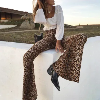 Fashion Women Bandage Leopard Flare Pants Elegant Push up Ladies flared trousers Ladies Dames Female Party Club Streetwear
Fashion Women Bandage Leopard Flare Pants Elegant Push up Ladies flared trousers Ladies Dames Female Party Club Streetwear
