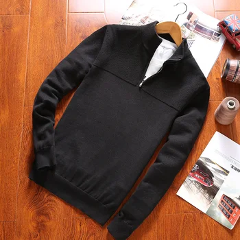 Pullovers Mens Sweaters 2019 and Mens Slim Fit Zip 100% Cotton Long Sleeve Casual Pullovers Mens Pullover Sweaters Hot Sale
Pullovers Mens Sweaters 2019 and Mens Slim Fit Zip 100% Cotton Long Sleeve Casual Pullovers Mens Pullover Sweaters Hot Sale
