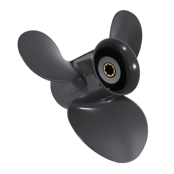 Marine Boat Outboard Propeller 9 1/4 X 10 1/2 for Honda 8-20Hp 58130-Zv4-010Ah Aluminum Alloy 3 Blades 8 Spline Tooth
Marine Boat Outboard Propeller 9 1/4 X 10 1/2 for Honda 8-20Hp 58130-Zv4-010Ah Aluminum Alloy 3 Blades 8 Spline Tooth