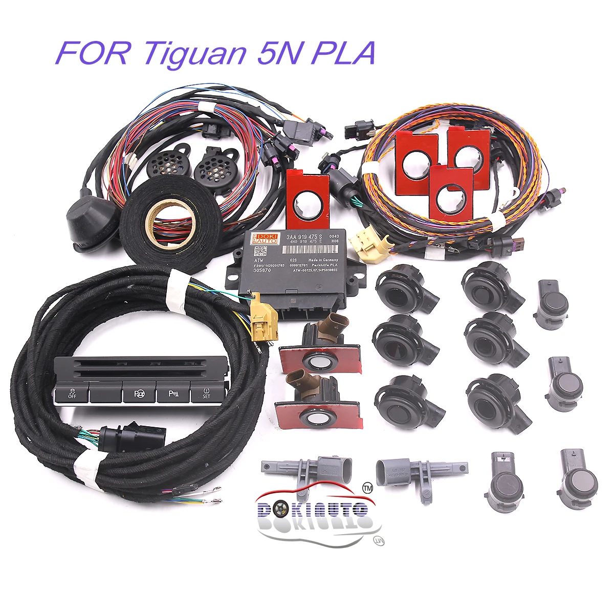 Front & Rear Parking & Park Assist PLA 2.0 OPS Parking UPGRADE KIT 0K TO 12K For VW Tiguan 5N 3AA 919 475 M/S
Front & Rear Parking & Park Assist PLA 2.0 OPS Parking UPGRADE KIT 0K TO 12K For VW Tiguan 5N 3AA 919 475 M/S