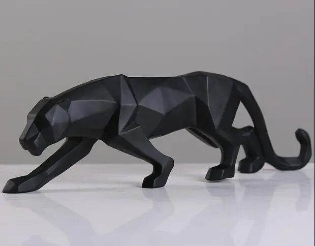 Panther Sculpture Geometric Resin Leopard Statue Wildlife Decor Gift Craft Ornament Accessories Furnishing
Panther Sculpture Geometric Resin Leopard Statue Wildlife Decor Gift Craft Ornament Accessories Furnishing