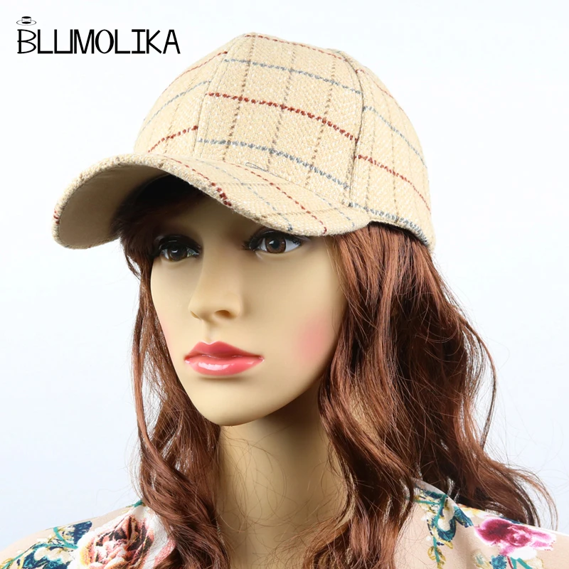 Hot Sale Fashion Baseball Caps Women New Style Autumn Winter Thick Polyester Plaid Hats for Men Adjustable Snapback Sumber Hat
Hot Sale Fashion Baseball Caps Women New Style Autumn Winter Thick Polyester Plaid Hats for Men Adjustable Snapback Sumber Hat