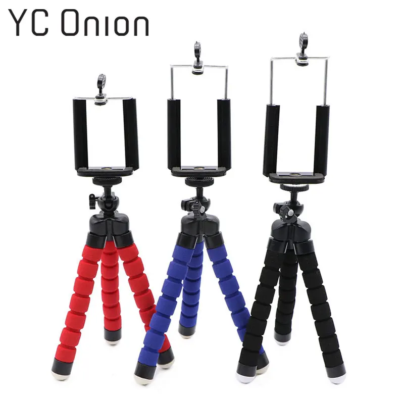 Flexible Sponge Octopus Mini Tripod for iPhone Mini Camera Tripod Phone Holder Clip Stand
Flexible Sponge Octopus Mini Tripod for iPhone Mini Camera Tripod Phone Holder Clip Stand