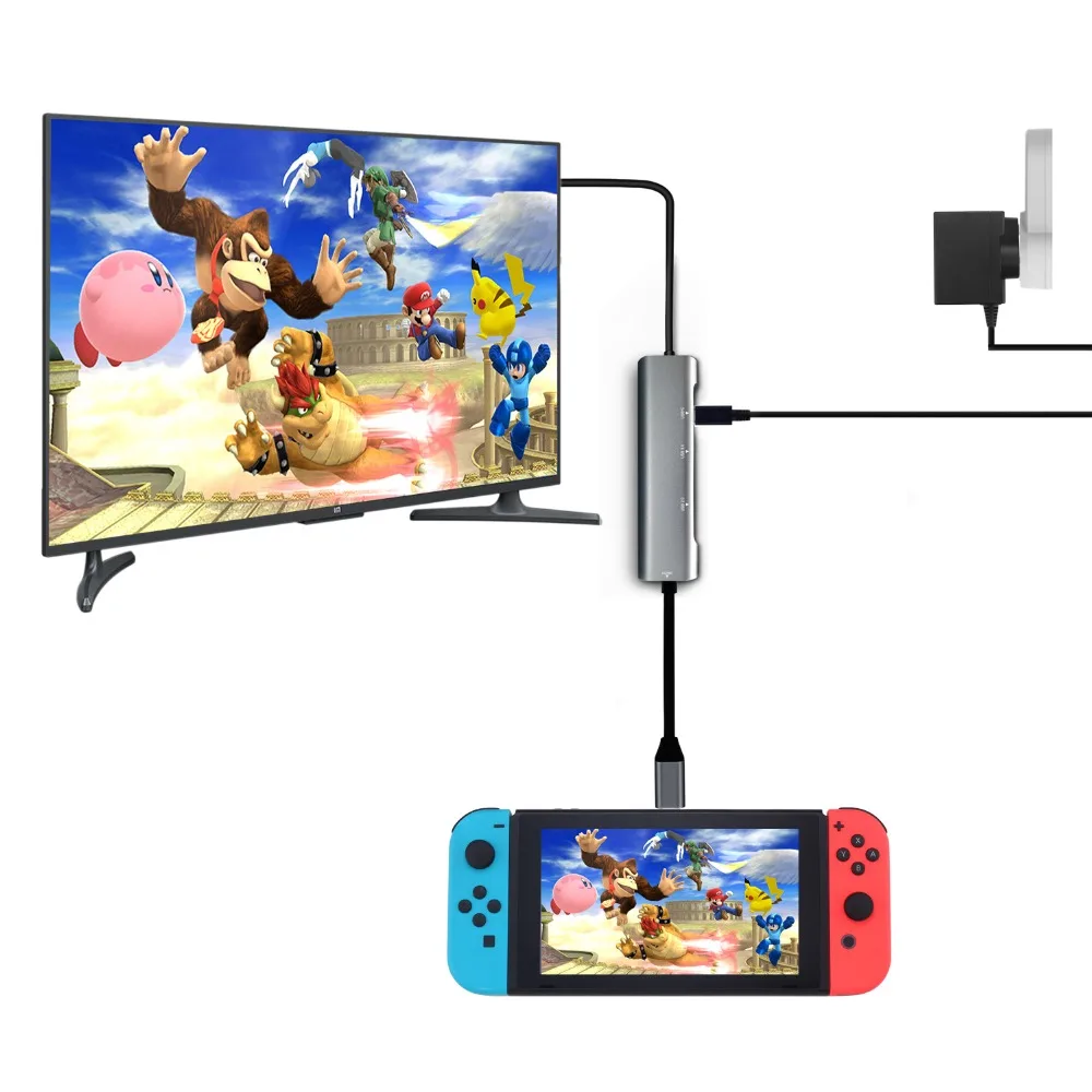 usb c hdmi hub samsung dex nintendo switch macbook pro dell