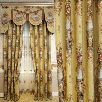 Custom curtains European chenille luxury living room neo-classical yellow thick cloth blackout curtain tulle valance drapes N479
Custom curtains European chenille luxury living room neo-classical yellow thick cloth blackout curtain tulle valance drapes N479