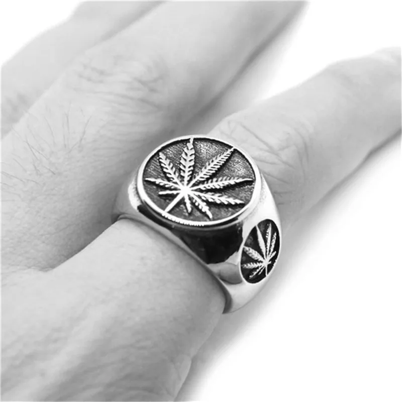 size 7-15 Support Dropship Golden Silver Leaf Ring 316L Stainless Steel Jewelry Cool Men Boys Punk Ring
size 7-15 Support Dropship Golden Silver Leaf Ring 316L Stainless Steel Jewelry Cool Men Boys Punk Ring