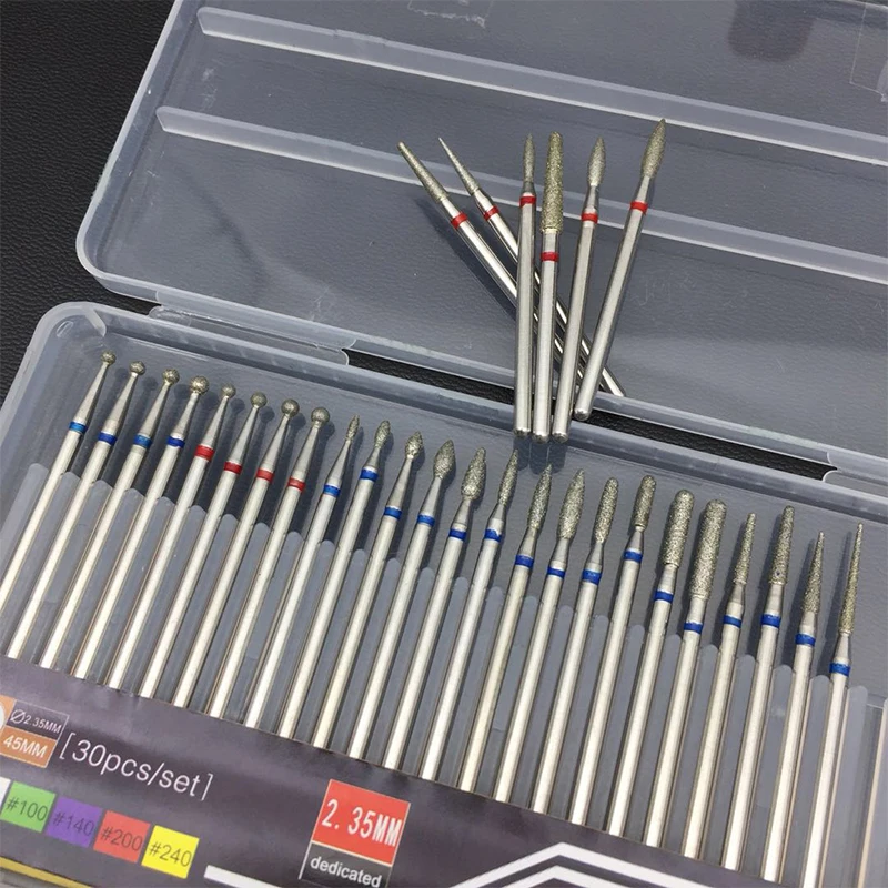30Pcs/Kit Nail Drill Bits Set For Electric Machine Professional Multi-function Mixed Sizes Nail Art Tool DIY Design Accessories
30Pcs/Kit Nail Drill Bits Set For Electric Machine Professional Multi-function Mixed Sizes Nail Art Tool DIY Design Accessories
