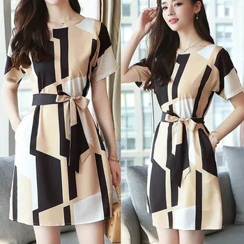 2019 Summer Dress O-Neck Print Short Sleeve Bandage Dress Ladies Women Fashion Sexy Dressing Evening Dress Vestido Jurk Mekko
2019 Summer Dress O-Neck Print Short Sleeve Bandage Dress Ladies Women Fashion Sexy Dressing Evening Dress Vestido Jurk Mekko