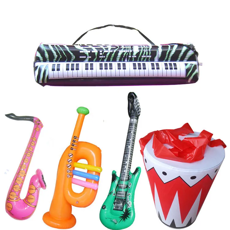 6pcs/set simulation Inflatable game toys musical instrument drum set /organ/,sax/horn/Microphone /guitar toys for baby kids toy
6pcs/set simulation Inflatable game toys musical instrument drum set /organ/,sax/horn/Microphone /guitar toys for baby kids toy
