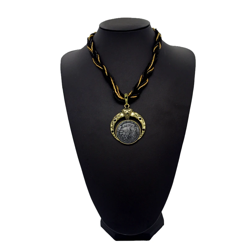 Vintage Maxi Necklace For Women Retro Mediterranean Choker Necklace Copper Round Sweater Pendant Necklace Dress Fashion Jewelry
Vintage Maxi Necklace For Women Retro Mediterranean Choker Necklace Copper Round Sweater Pendant Necklace Dress Fashion Jewelry