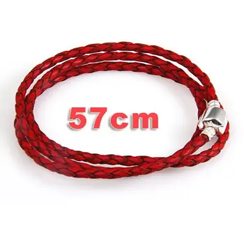 Sterling Silver Clip Clasp 57cm Red White Imported Italian Cowhide Braided Leather Cord Bracelet Necklace Chain SLPB809
Sterling Silver Clip Clasp 57cm Red White Imported Italian Cowhide Braided Leather Cord Bracelet Necklace Chain SLPB809