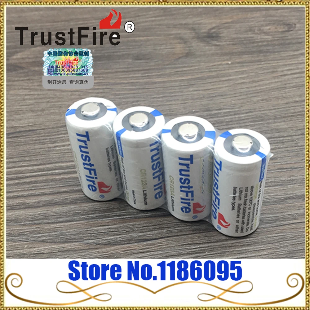 10Pcs/Lot Original TrustFire CR123A 3V 1400mAh for Camera Flashlight Cargador Pilas CR123A Battery 3V
10Pcs/Lot Original TrustFire CR123A 3V 1400mAh for Camera Flashlight Cargador Pilas CR123A Battery 3V