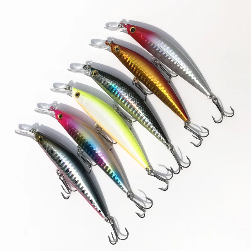 6pcs Oversize Charm Minnow Sea Fishing Artificial Hard Bait Hook Fighting 9cm 25g LazerFree sinking Lures
6pcs Oversize Charm Minnow Sea Fishing Artificial Hard Bait Hook Fighting 9cm 25g LazerFree sinking Lures