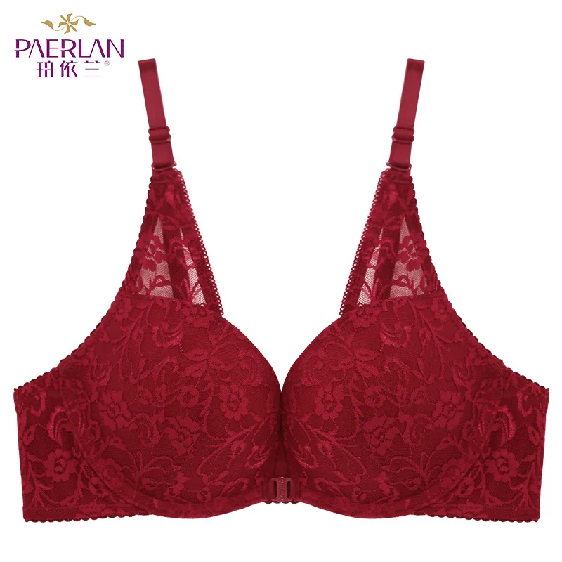 PAERLAN Sexy push high lace bra female comfort no rim lace side blue red khaki A B C cup underwear female
PAERLAN Sexy push high lace bra female comfort no rim lace side blue red khaki A B C cup underwear female