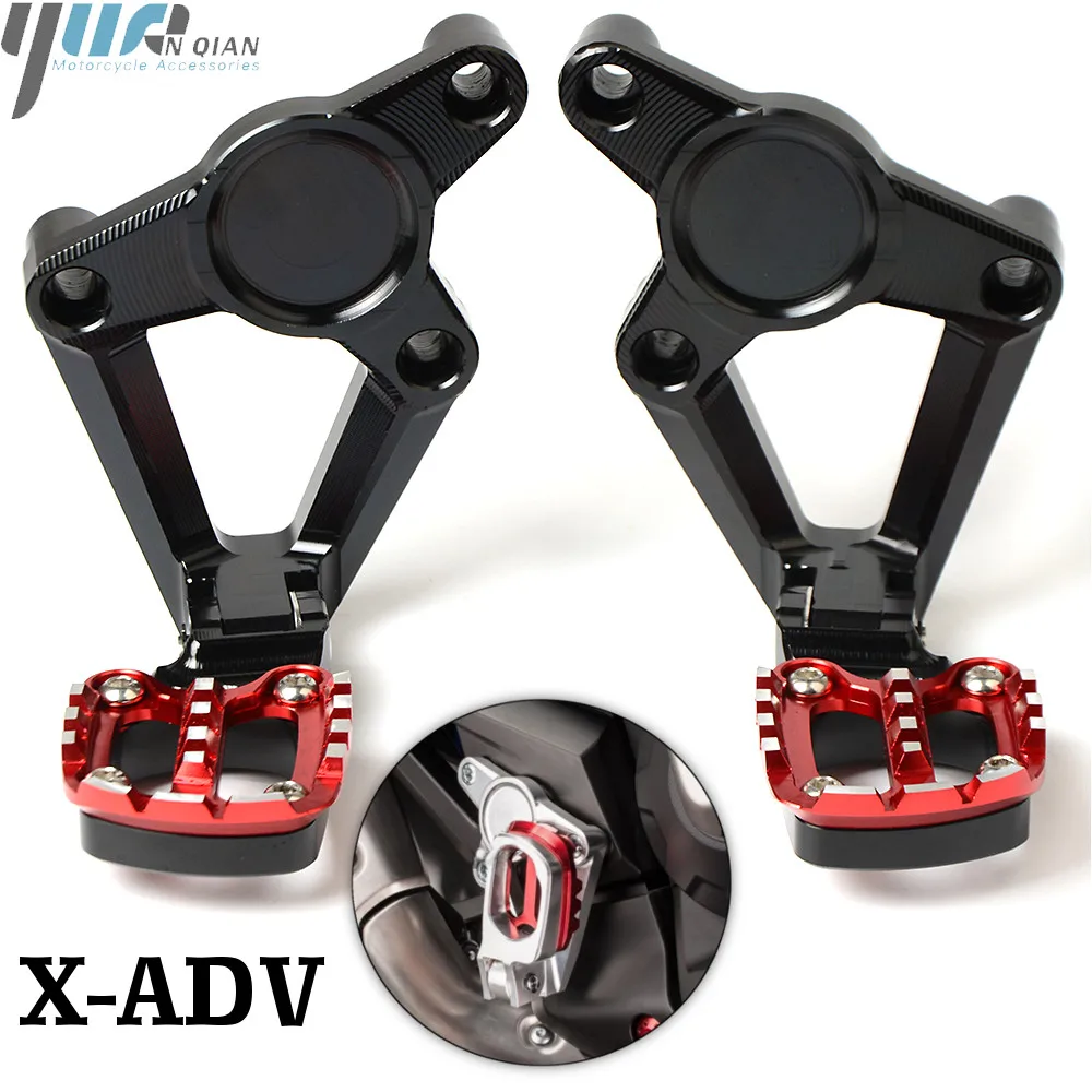 Folding Rear Foot Pegs Footrest Passenger Rear foot Set For HONDA X-ADV 750 XADV 2017 2018 X-ADV750 17-18 cnc moto accessories
Folding Rear Foot Pegs Footrest Passenger Rear foot Set For HONDA X-ADV 750 XADV 2017 2018 X-ADV750 17-18 cnc moto accessories