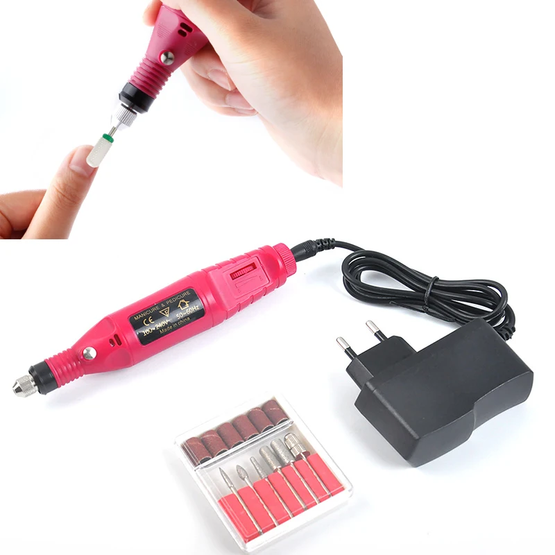 Professional Gel Electric Manicure Machine Nail Drill Art Pen Nail Stamping Plates Pedicure File Shape Tool Feet Care 1Set 6bit
Professional Gel Electric Manicure Machine Nail Drill Art Pen Nail Stamping Plates Pedicure File Shape Tool Feet Care 1Set 6bit