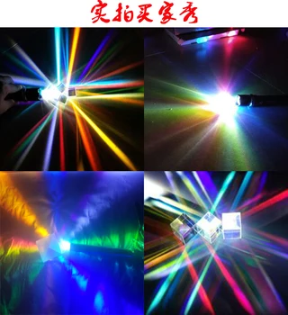 Square cube color combination prism 34 * 34 * 34mm optical educational equipment
Square cube color combination prism 34 * 34 * 34mm optical educational equipment
