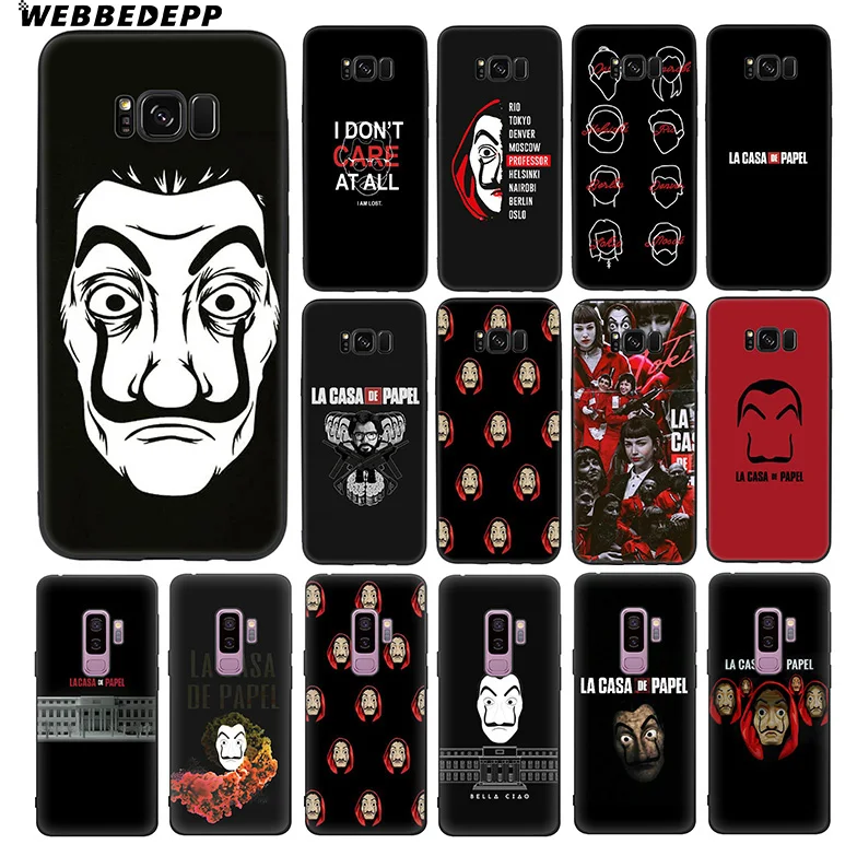 WEBBEDEPP Money Heist La Casa De Papel Soft TPU Silicone Case for Samsung Galaxy S10 S10e S9 S8 Plus S7 S6 Edge & J6
WEBBEDEPP Money Heist La Casa De Papel Soft TPU Silicone Case for Samsung Galaxy S10 S10e S9 S8 Plus S7 S6 Edge & J6