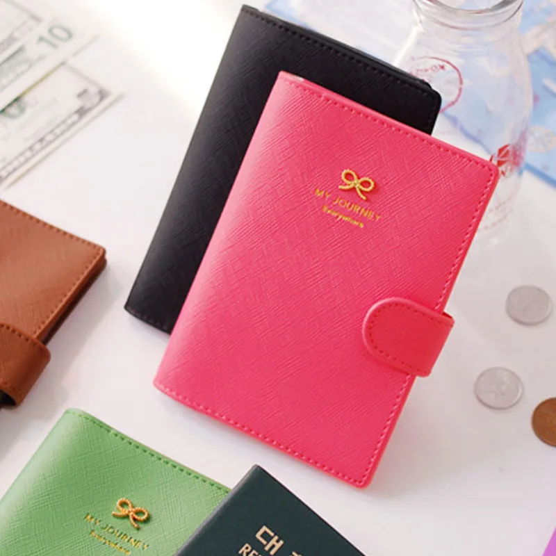 Korean-style bow passport bag anti-degaussing cheque was sweet buckle passport holder card holder wallet
Korean-style bow passport bag anti-degaussing cheque was sweet buckle passport holder card holder wallet
