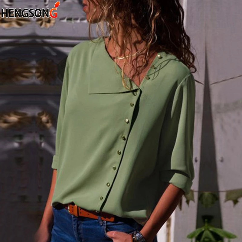 Women Blouse Shirt Long Sleeve Korean Fashion New Arrival 2018 Autumn Office Ladies Blouses Work Black Top Female Blusa 7 Colors
Women Blouse Shirt Long Sleeve Korean Fashion New Arrival 2018 Autumn Office Ladies Blouses Work Black Top Female Blusa 7 Colors