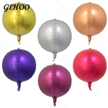 20pcs/lot 22inch 4D Round Metallic Balloons Chrome Golden Amber Aluminum Foil Globos Birthday Party Wedding Decorations Supplies
20pcs/lot 22inch 4D Round Metallic Balloons Chrome Golden Amber Aluminum Foil Globos Birthday Party Wedding Decorations Supplies